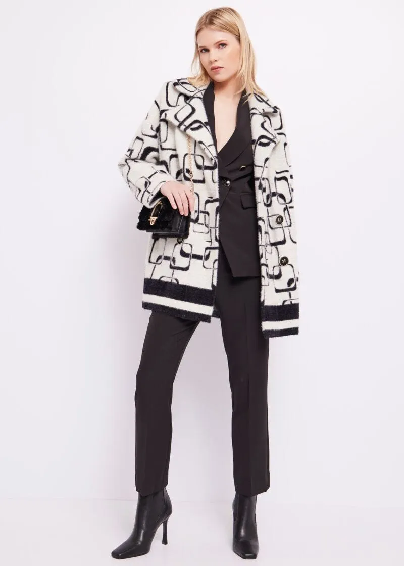 Cappotto jacquard