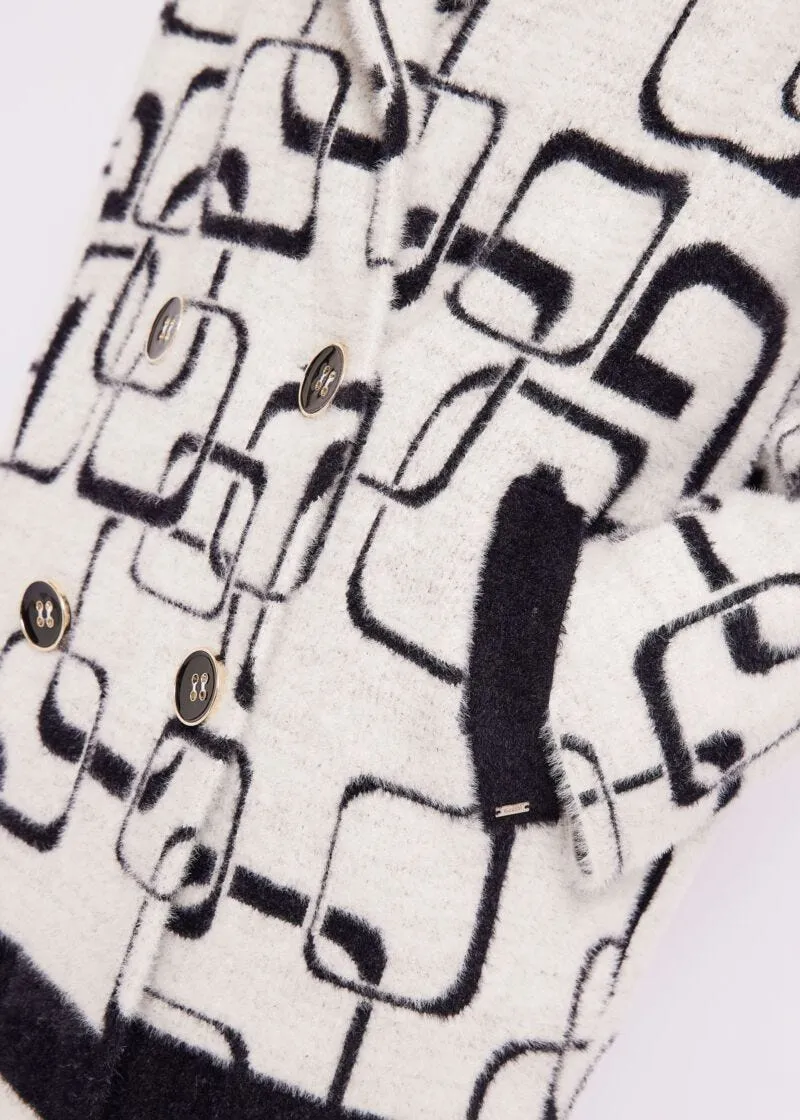 Cappotto jacquard