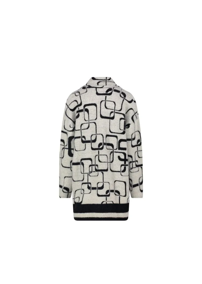 Cappotto jacquard