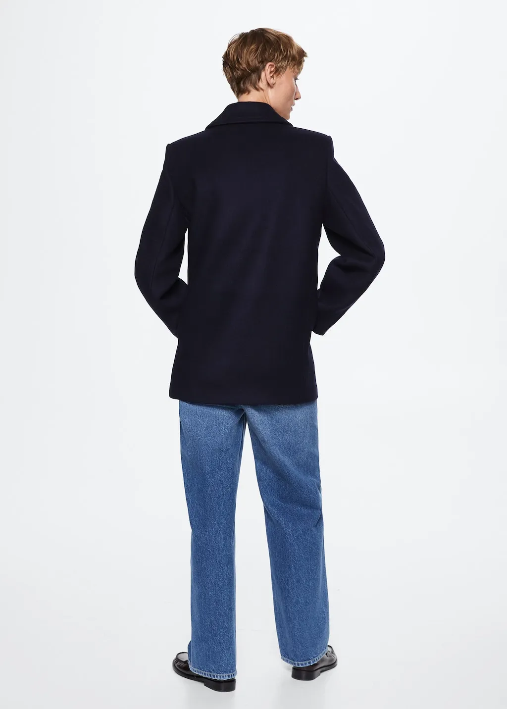 Cappotto lana corto