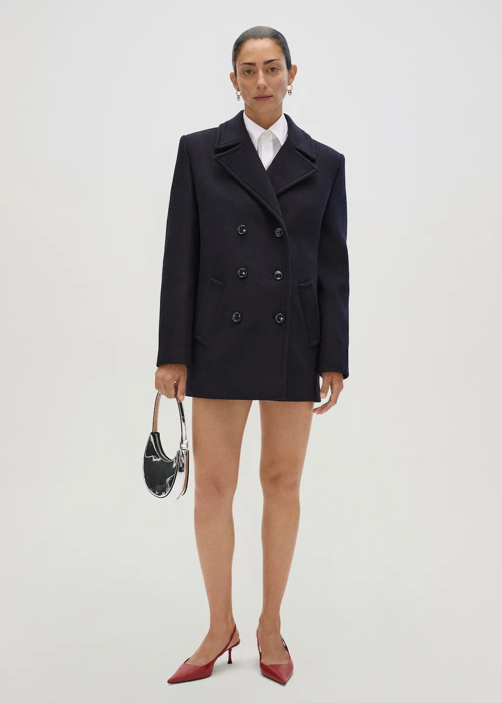 Cappotto lana corto