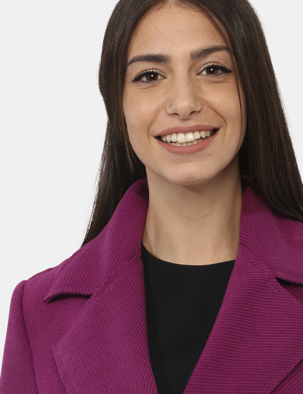 Cappotto Materica Fucsia