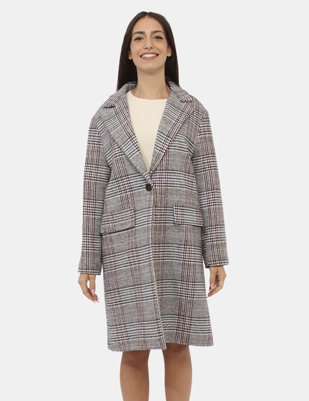 Cappotto Materica Grigio