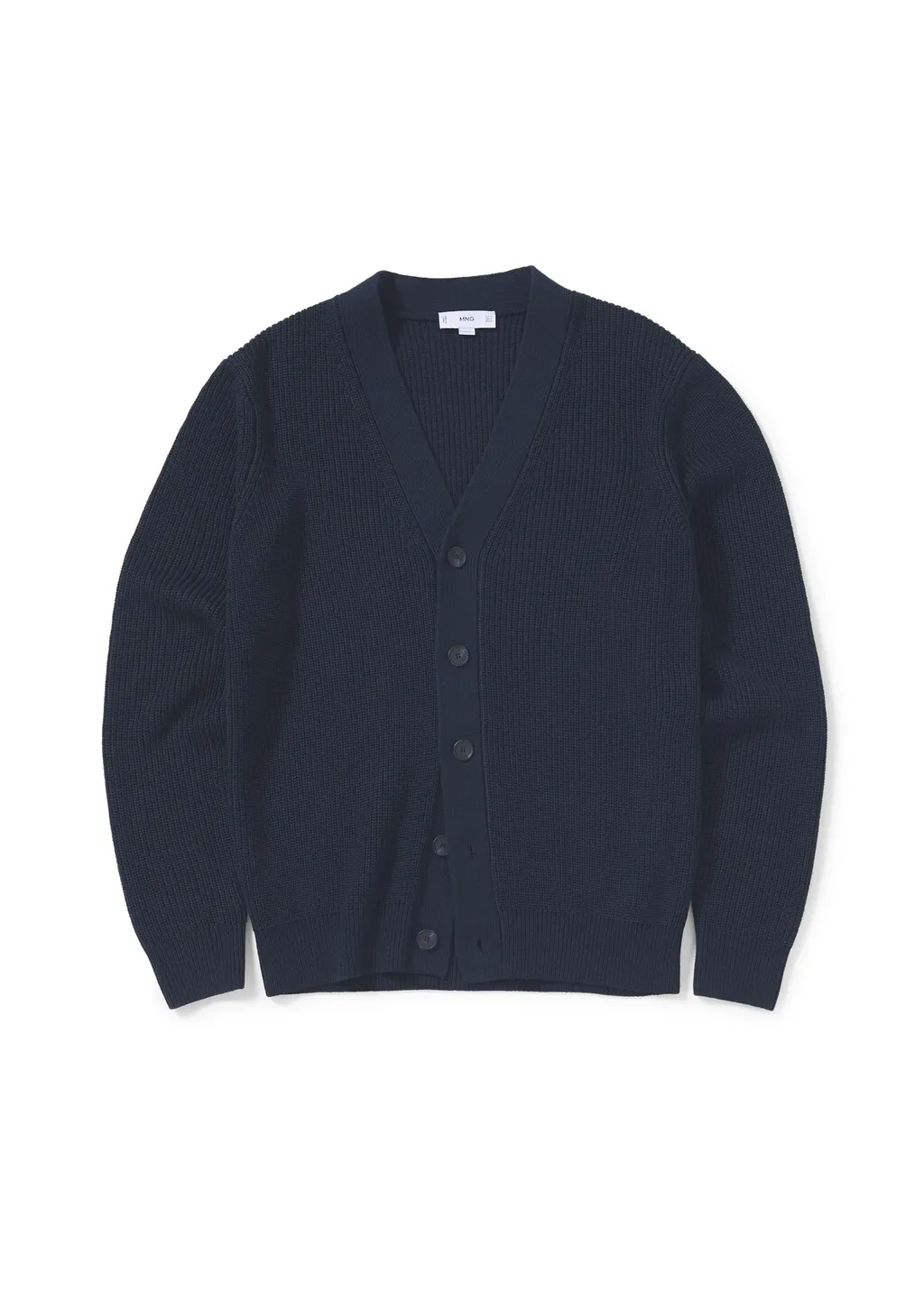 Cardigan cotone testurizzato