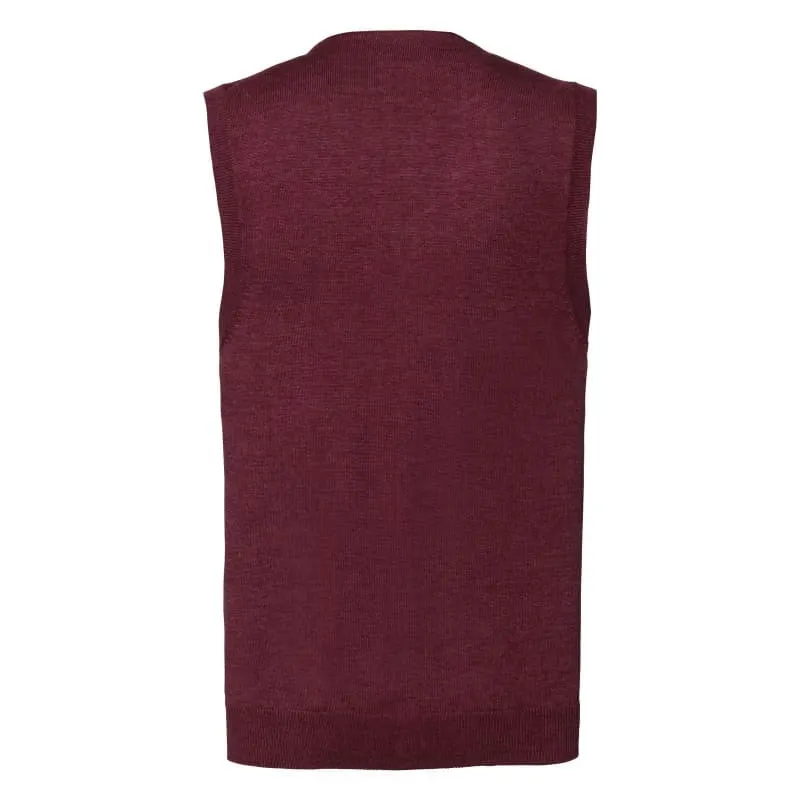 Cardigan Da Lavoro senza Maniche con Scollo a V Russell - JE719M