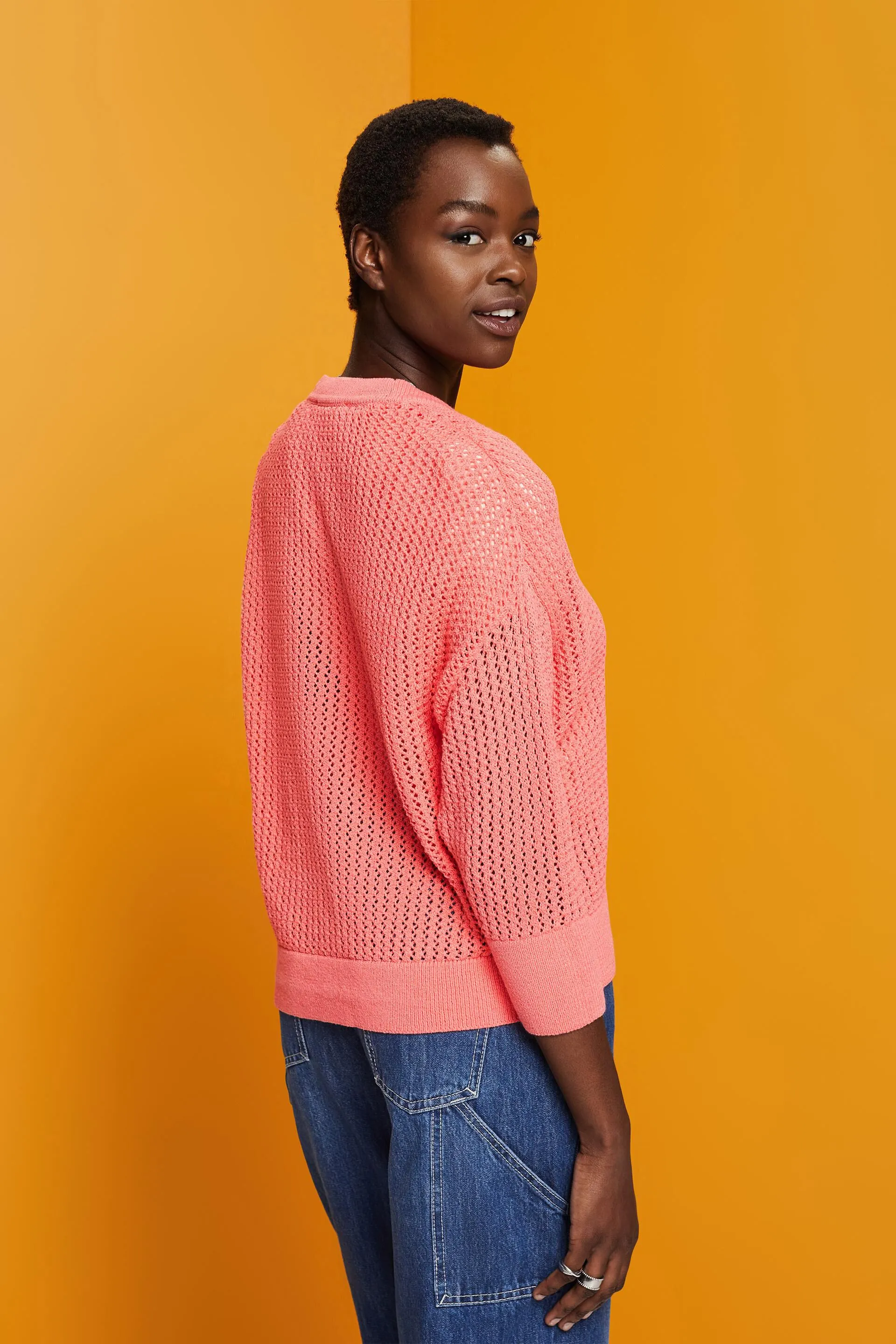 Cardigan in maglia aperto