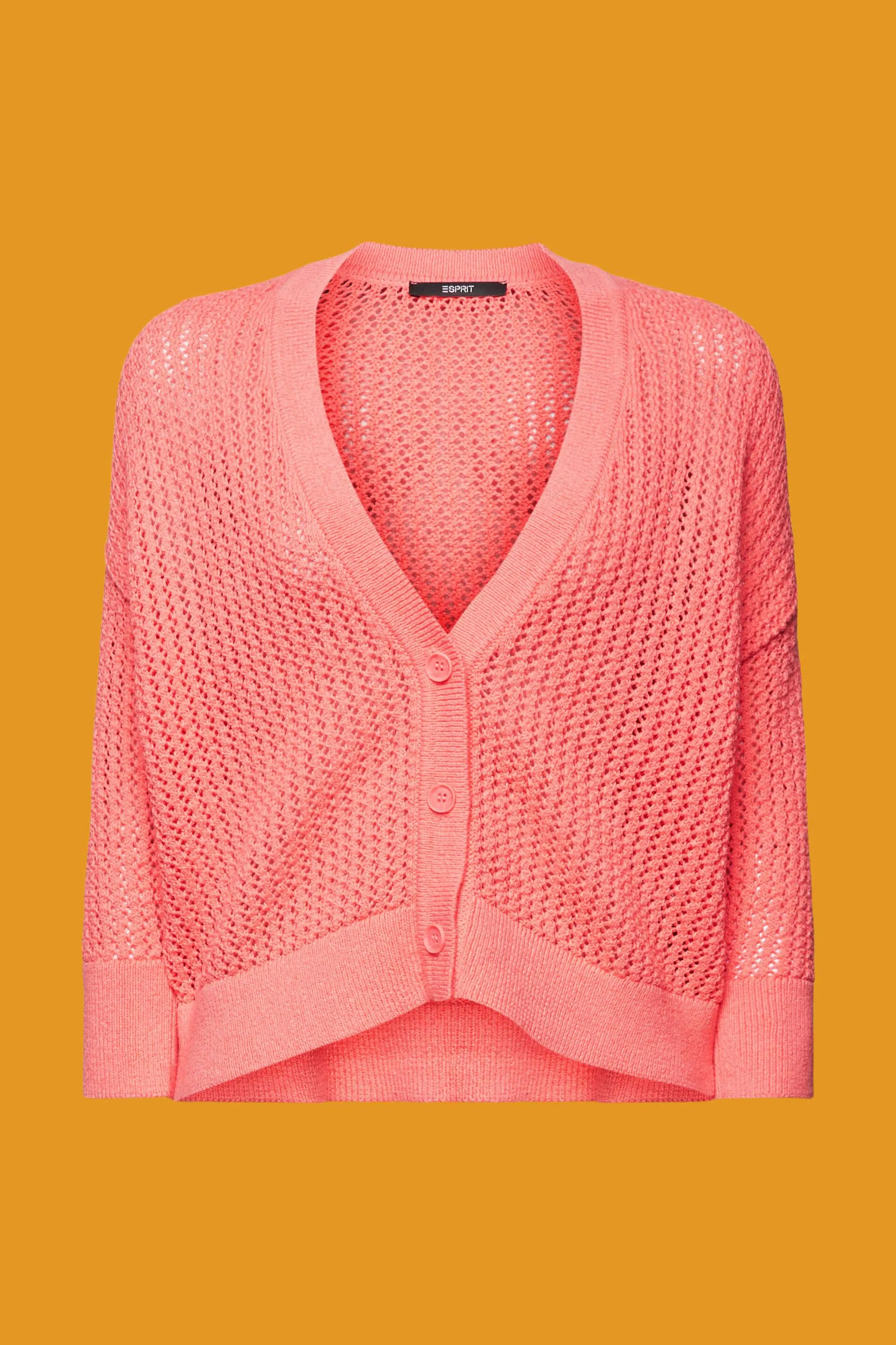 Cardigan in maglia aperto