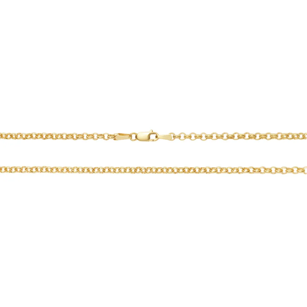 Catena Colette Oro Giallo 375/1000 Maglia Rolo 42 cm 1426741