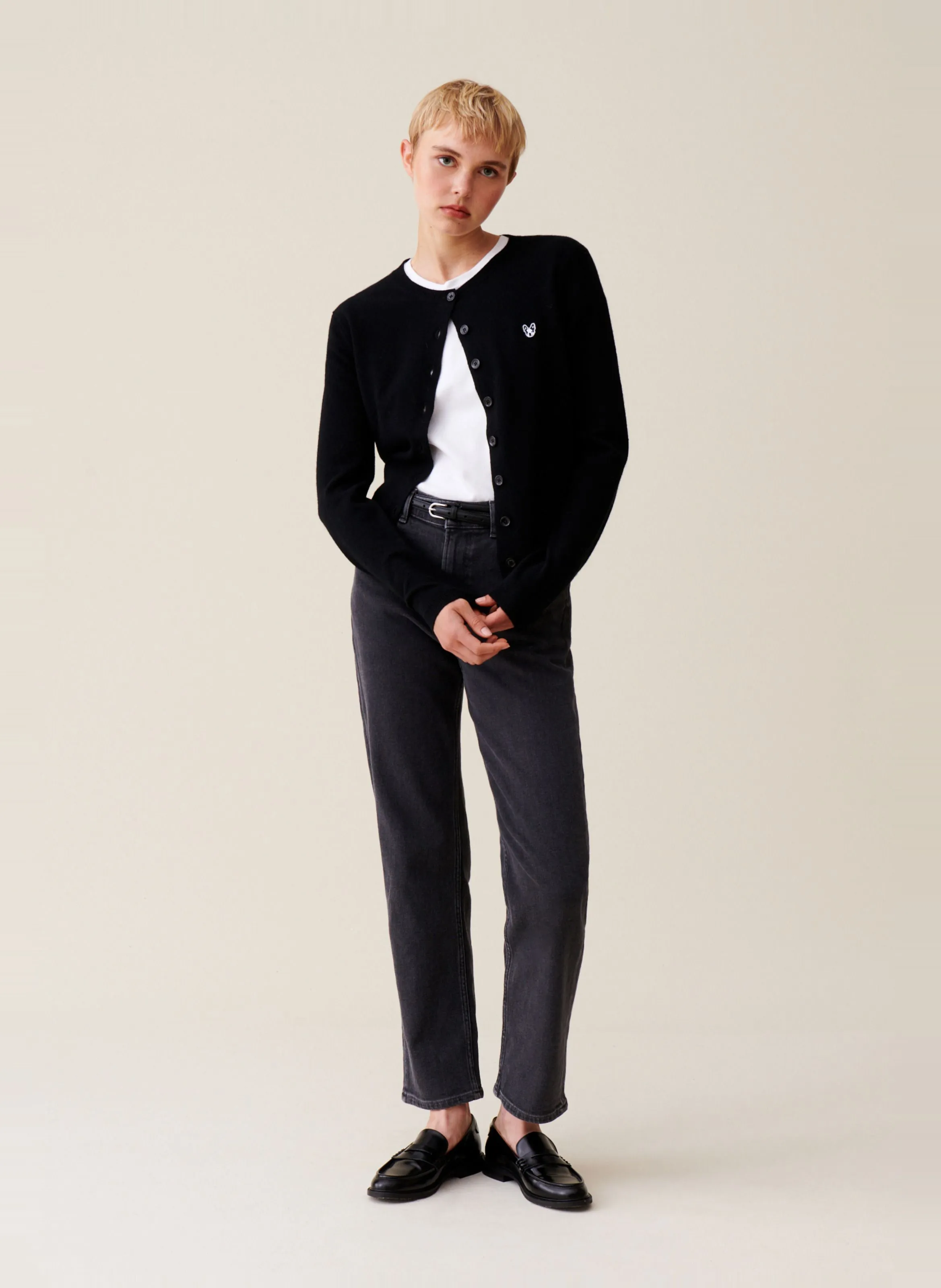  CLAUDIE PIERLOT   Cardigan in lana | Nero