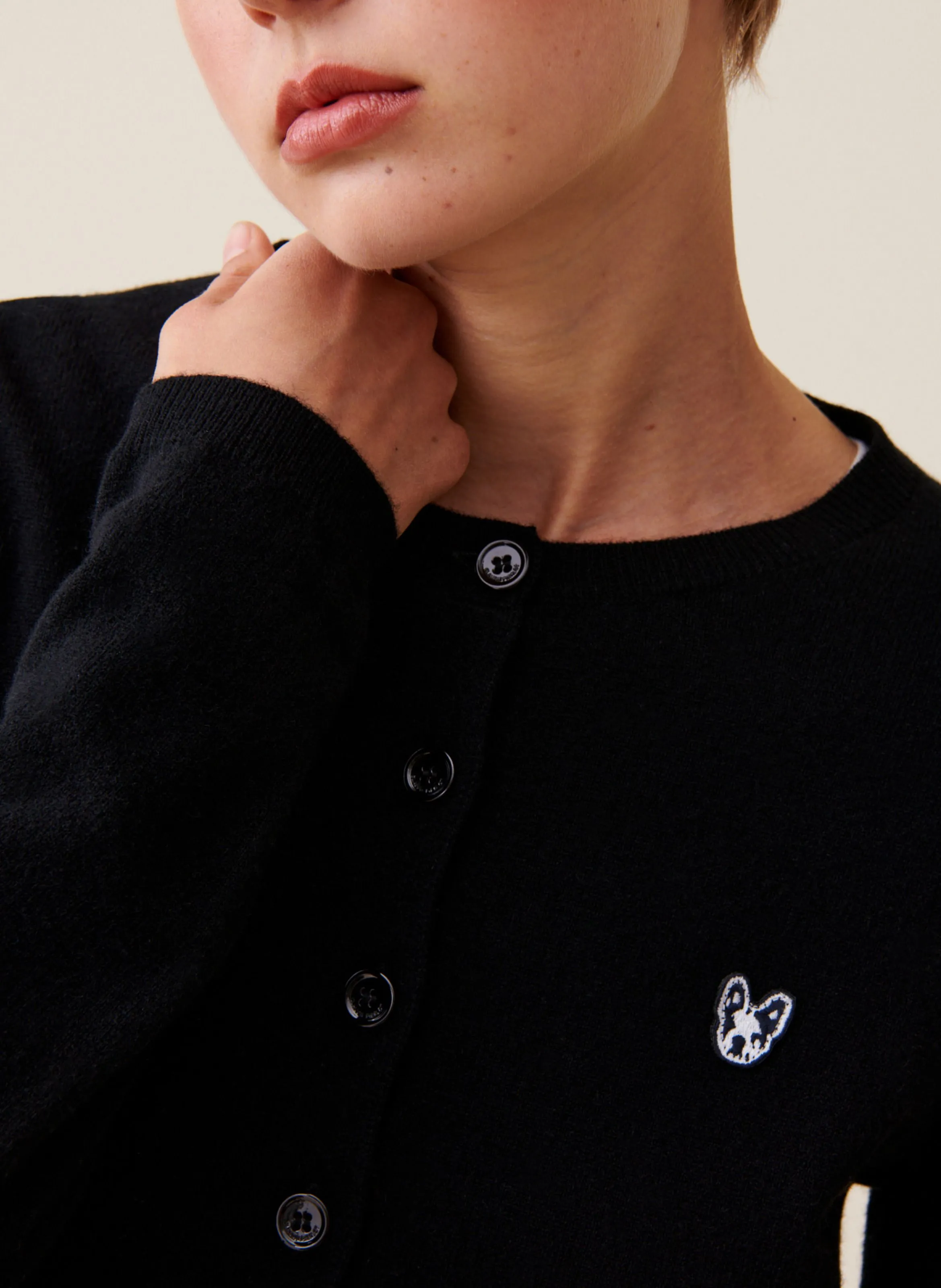  CLAUDIE PIERLOT   Cardigan in lana | Nero