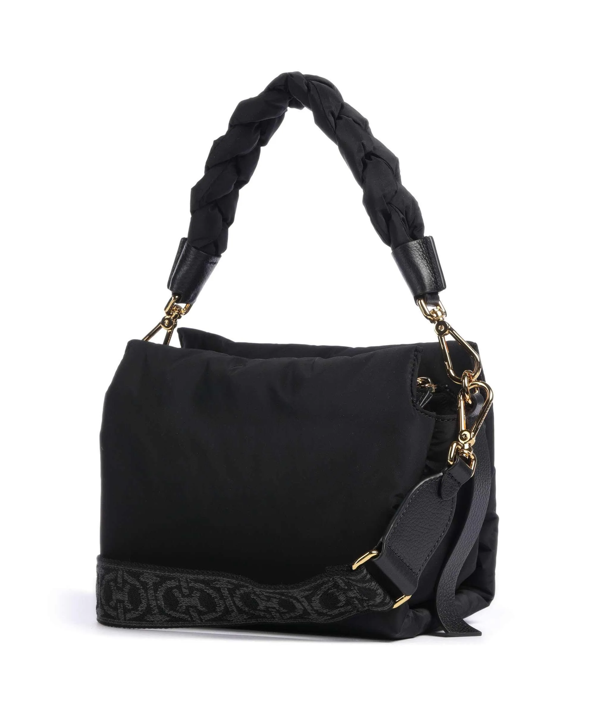  Coccinelle Boheme Puffy Nylon Borsa a mano nylon nero  