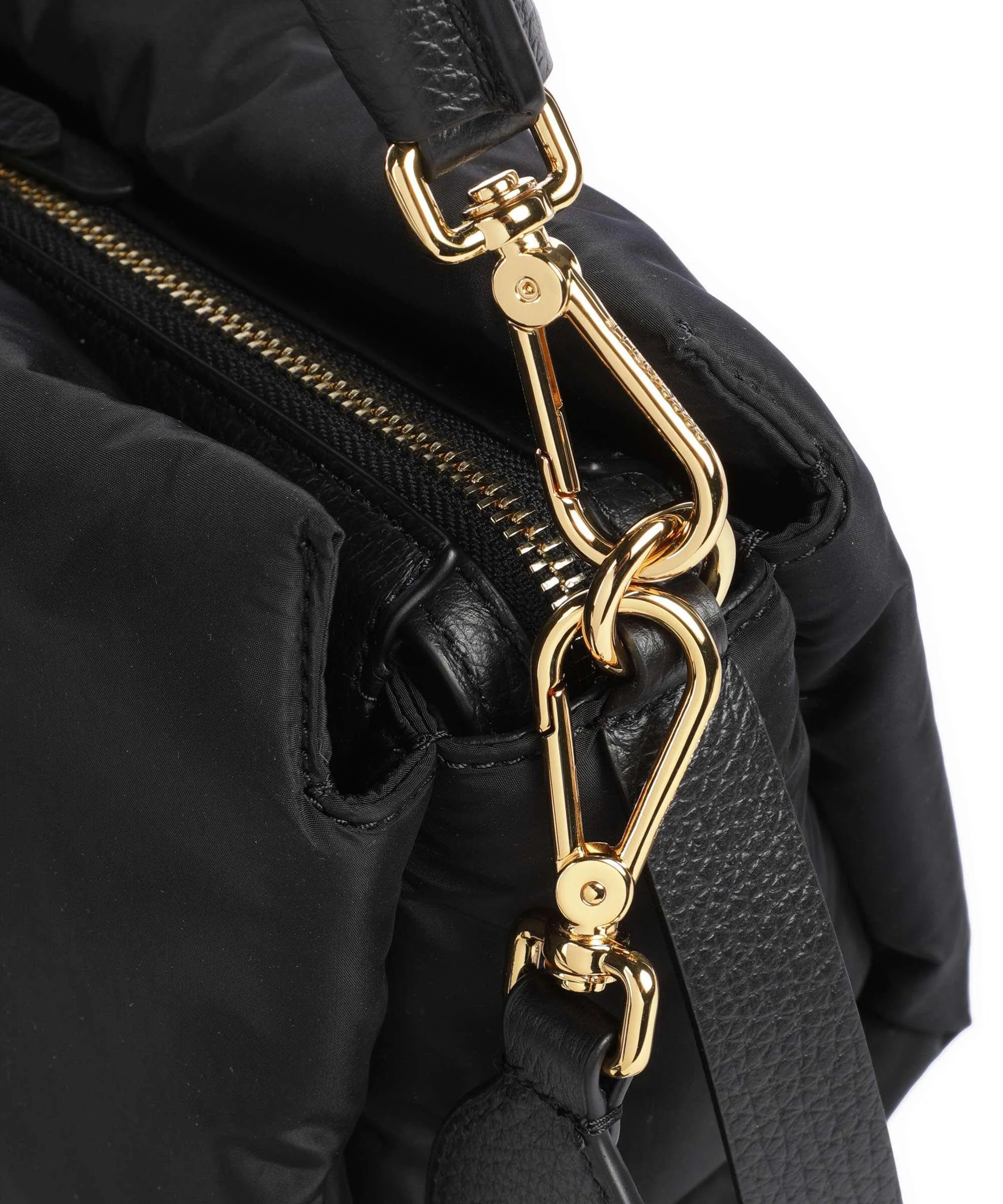  Coccinelle Boheme Puffy Nylon Borsa a mano nylon nero  