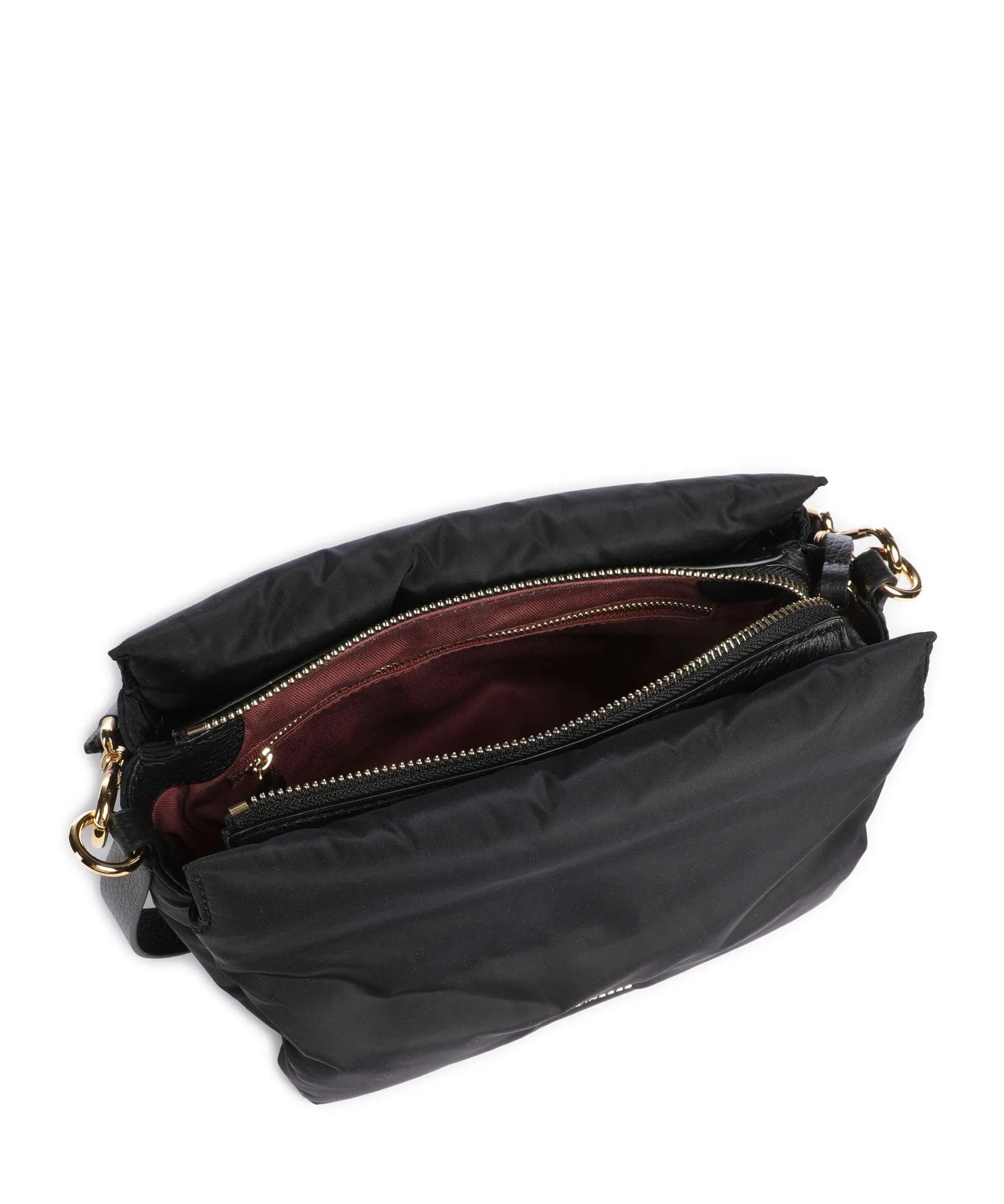  Coccinelle Boheme Puffy Nylon Borsa a mano nylon nero  