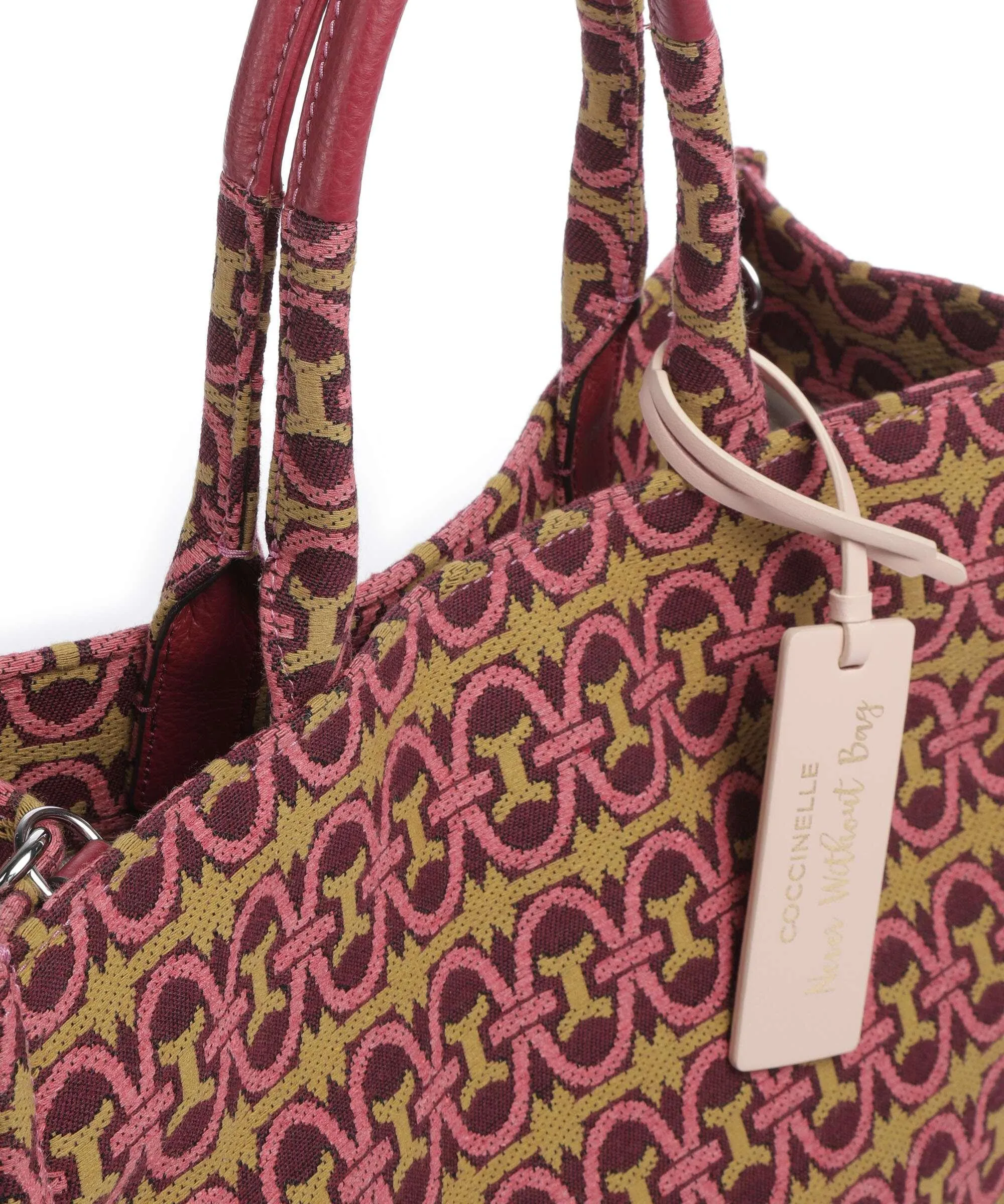 Coccinelle Never Without Bag Monogram Borsa a mano tissu multicolore  