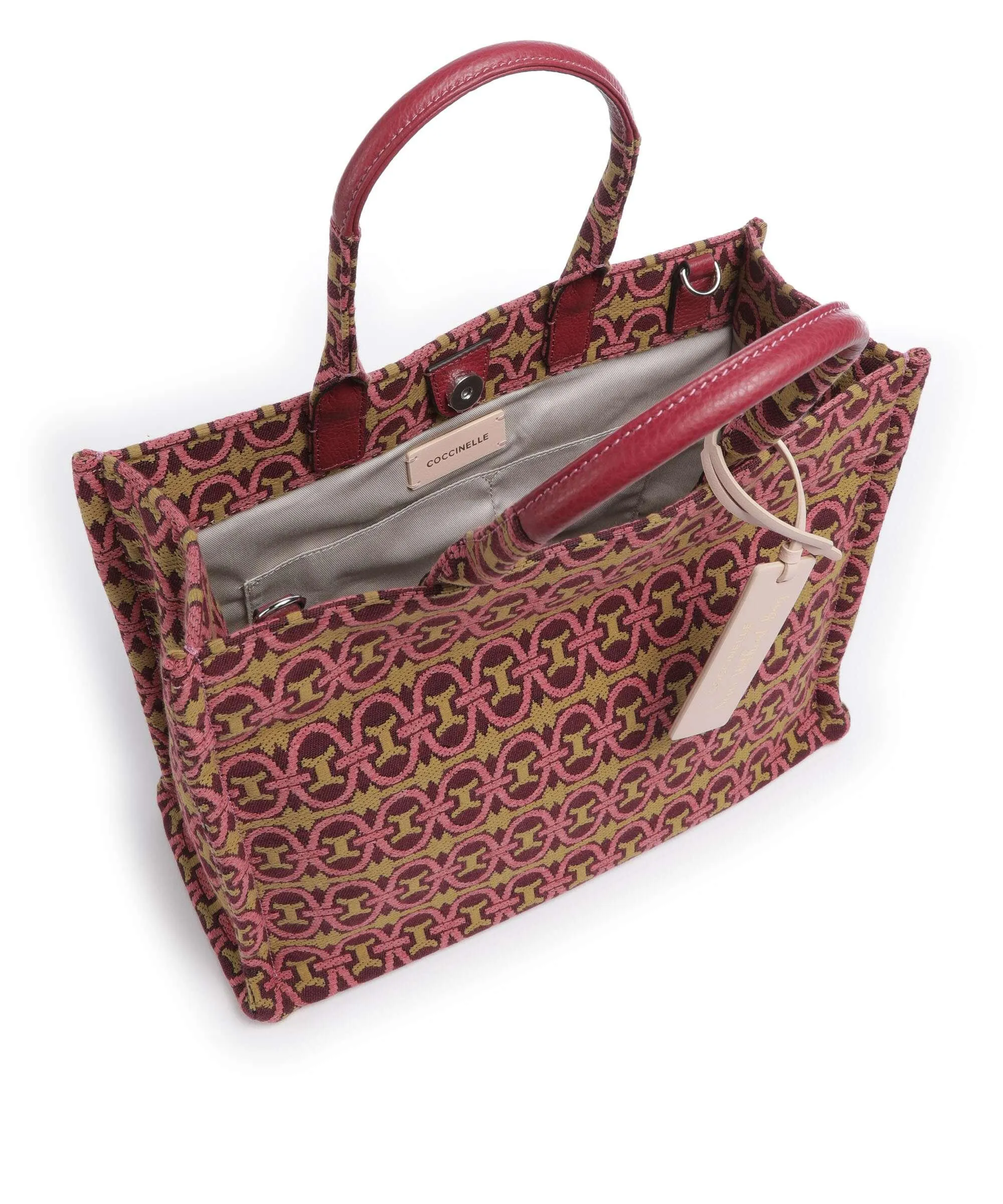  Coccinelle Never Without Bag Monogram Borsa a mano tissu multicolore  