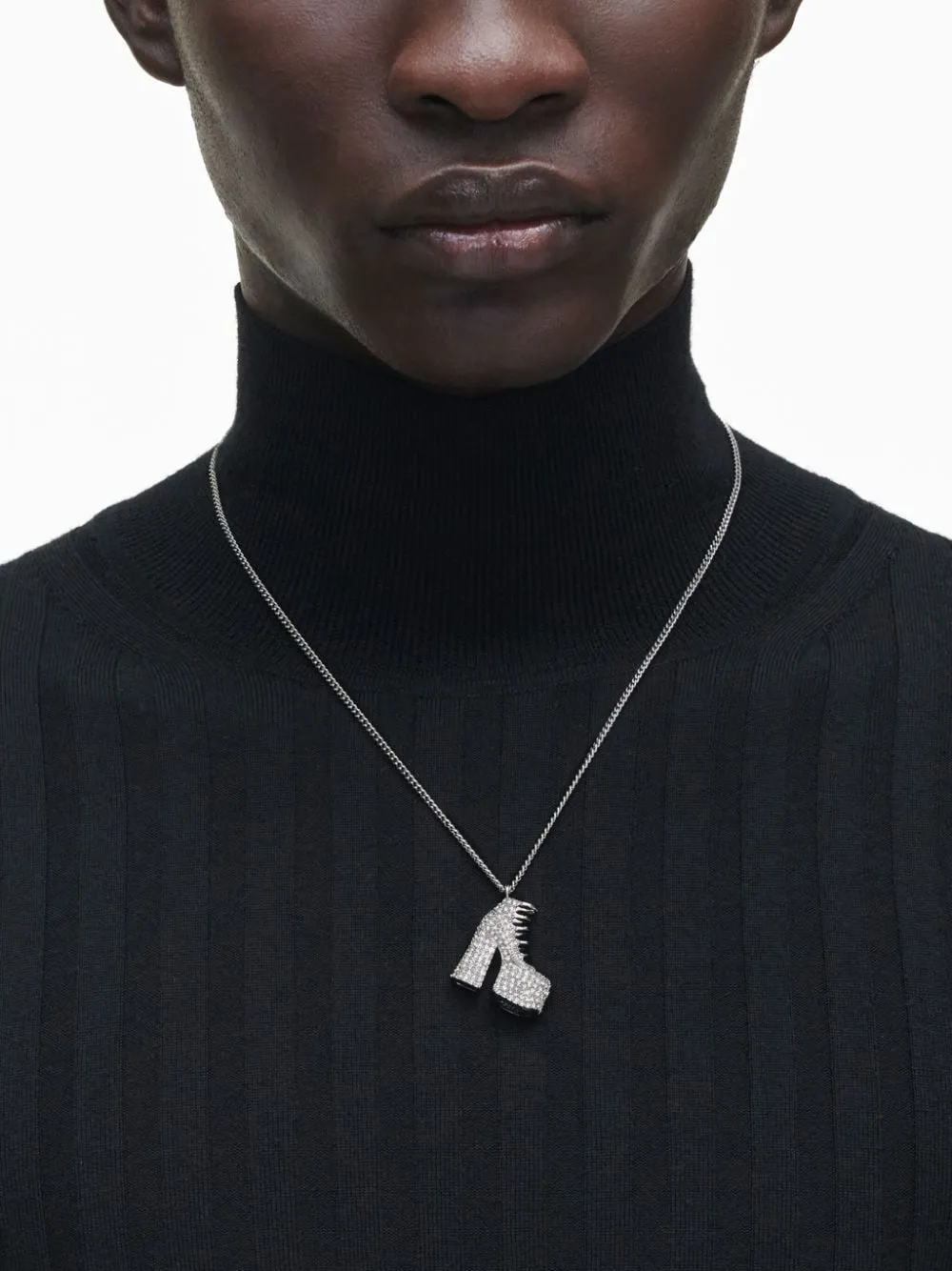 Collana kiki con pendentecolor argento - donna