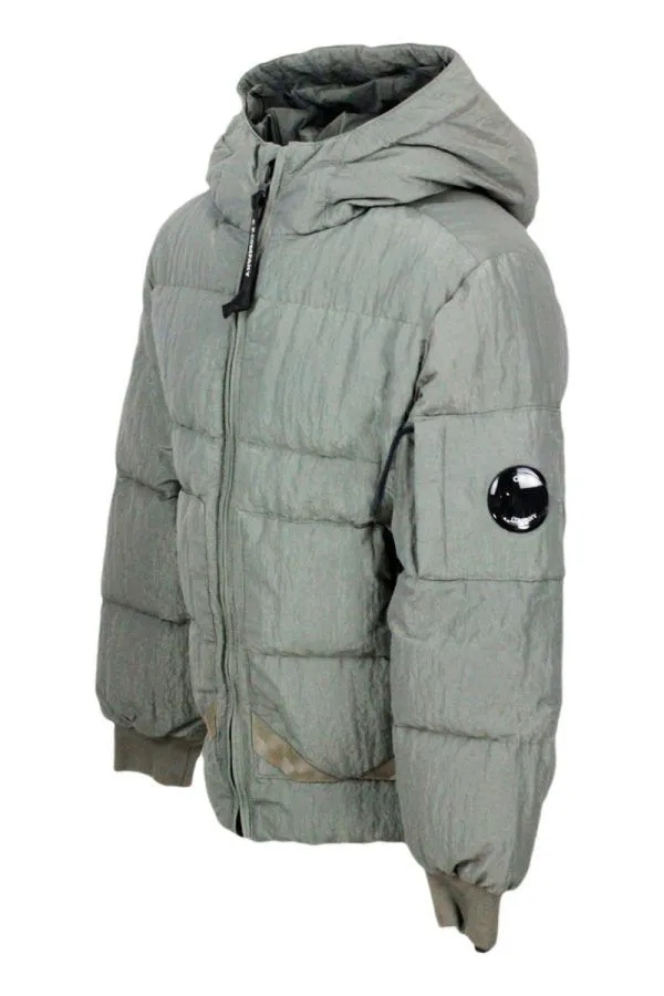 C.P. Company Giubbino con zip e cappuccio 13CKOW007B