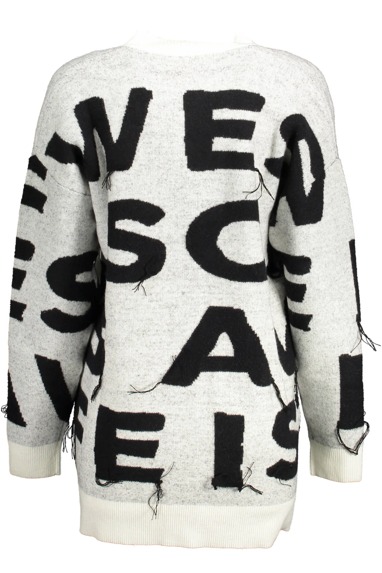 Desigual cardigan lungo bianco   