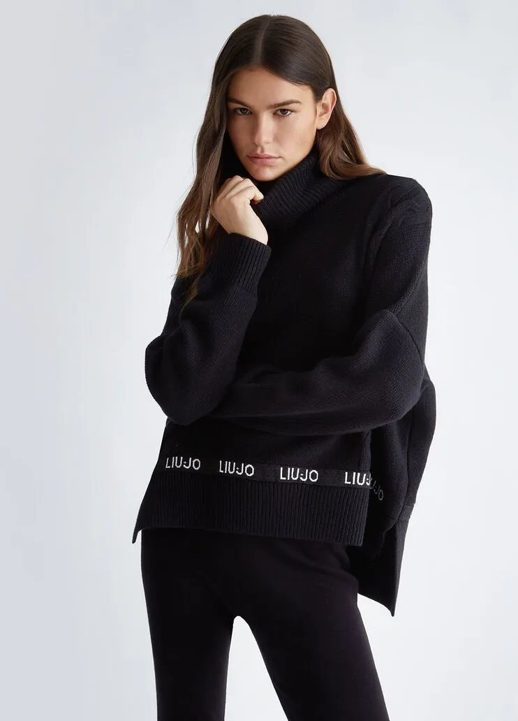 Dolcevita con logo liu jo