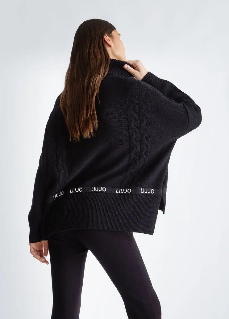 Dolcevita con logo liu jo