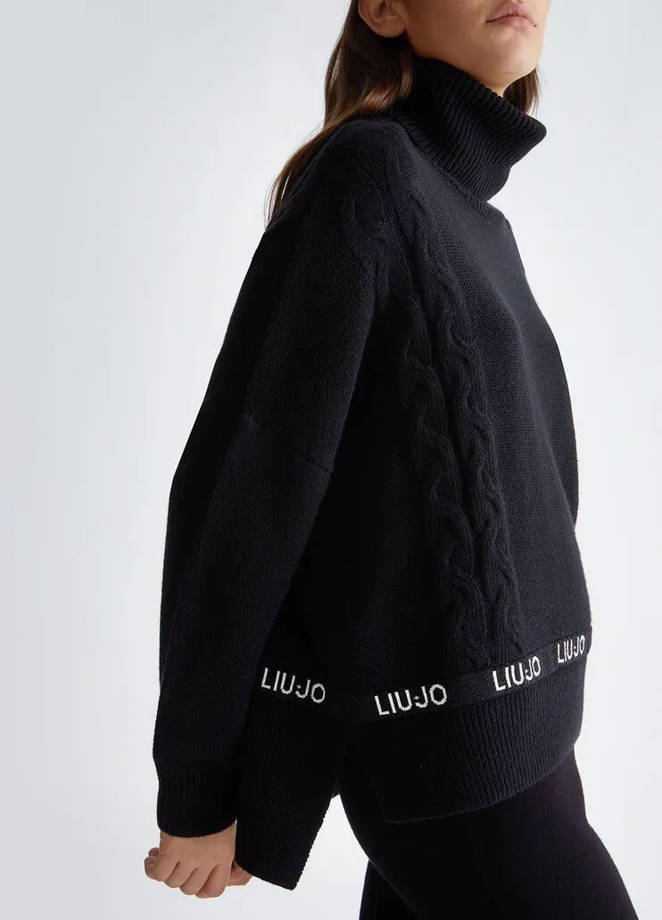 Dolcevita con logo liu jo