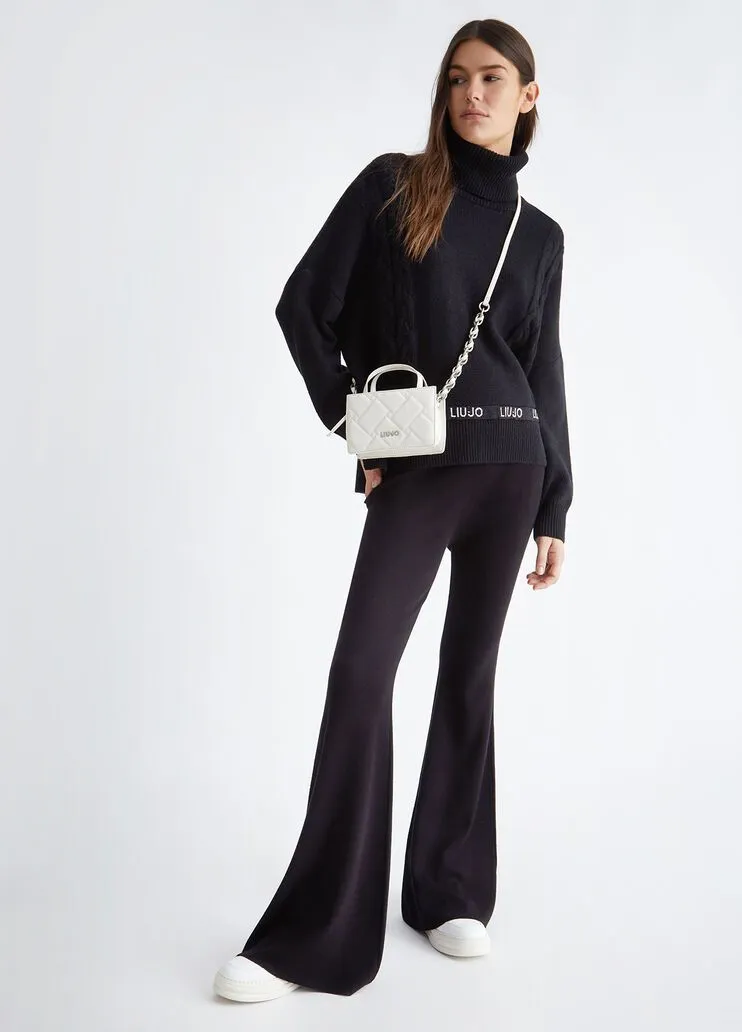 Dolcevita con logo liu jo