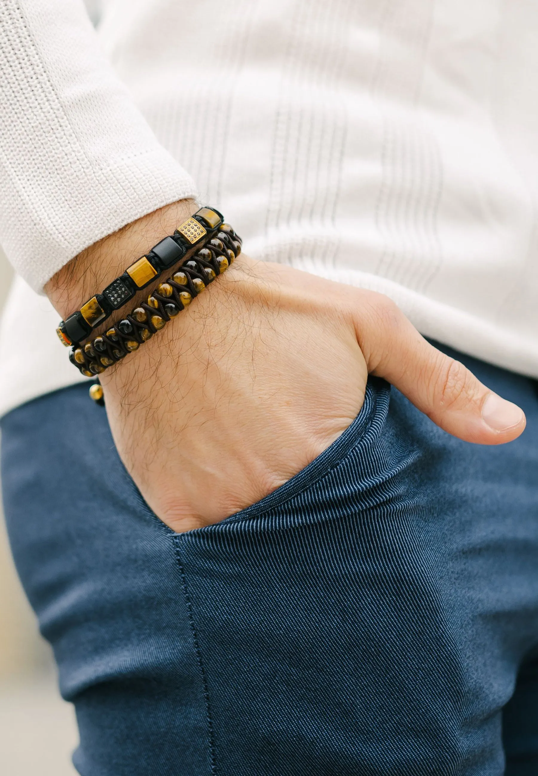 DOUBLE BEAD - Bracciale