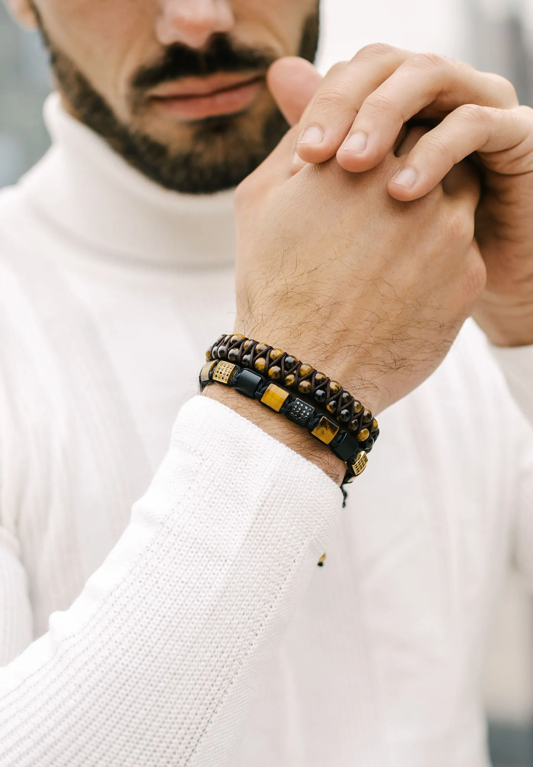 DOUBLE BEAD - Bracciale