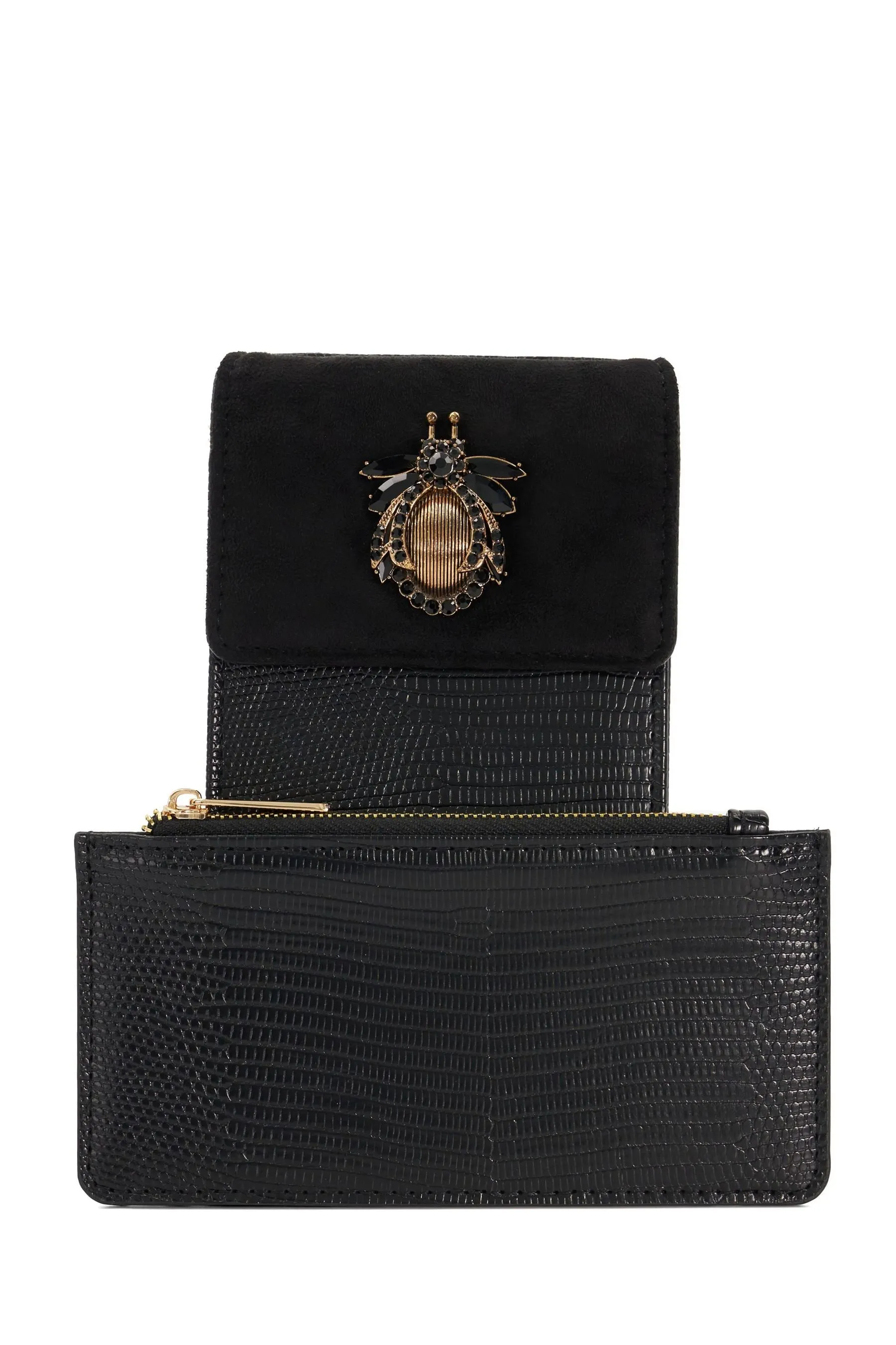 Dune London - Saskias - Borsa a tracolla con bordo insetto