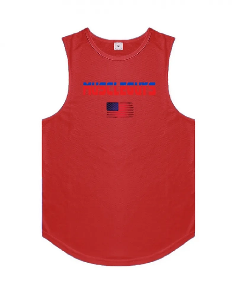 Estate Mens Bodybuilding Gilet Comodo Basket Senza Maniche T Shirt Fitness Tanktop Palestra Abbigliamento Per Gli Uomini Muscolo