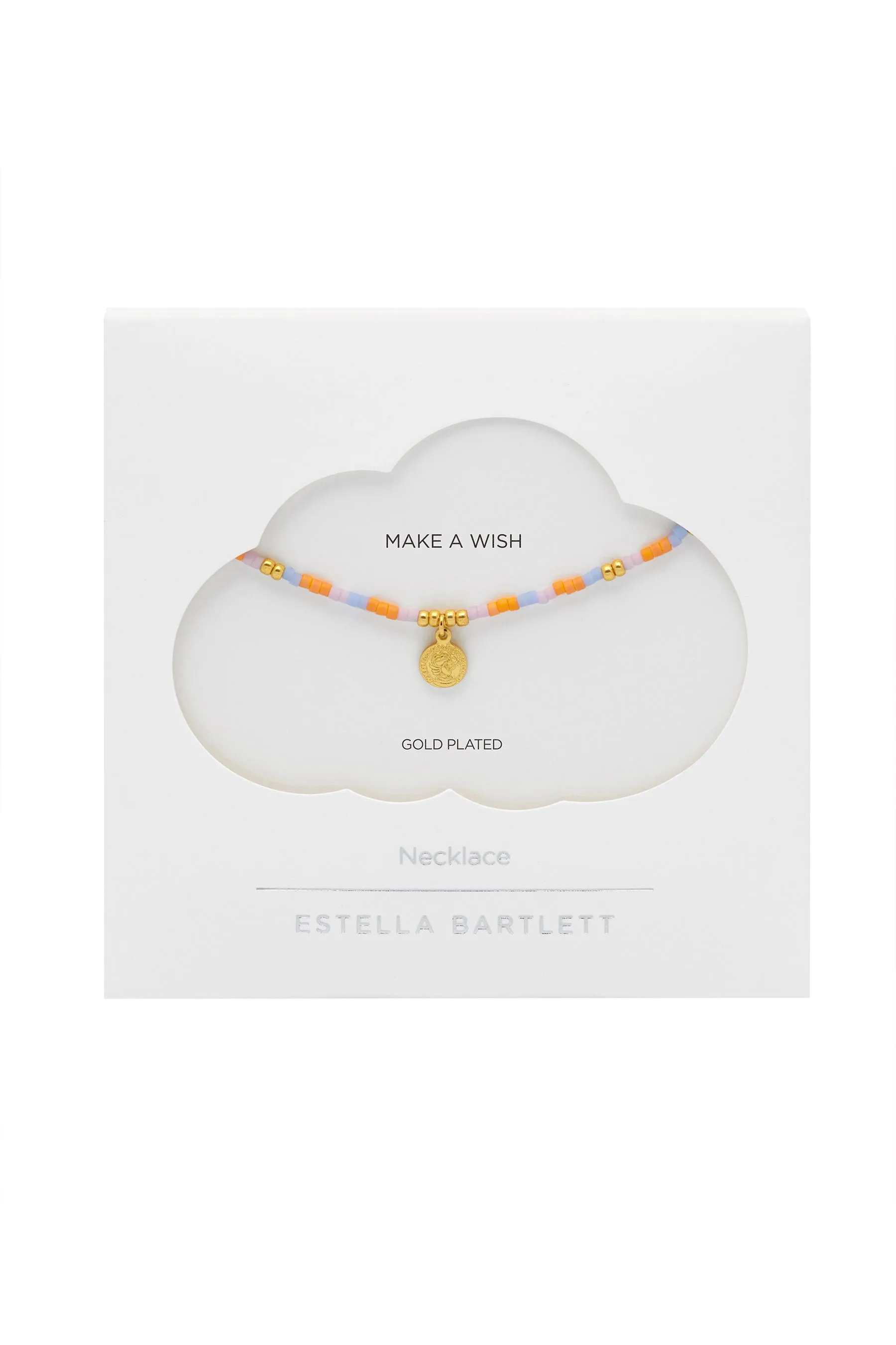 Estella Bartlett Arancione, miyuki - Collana Blu con perline