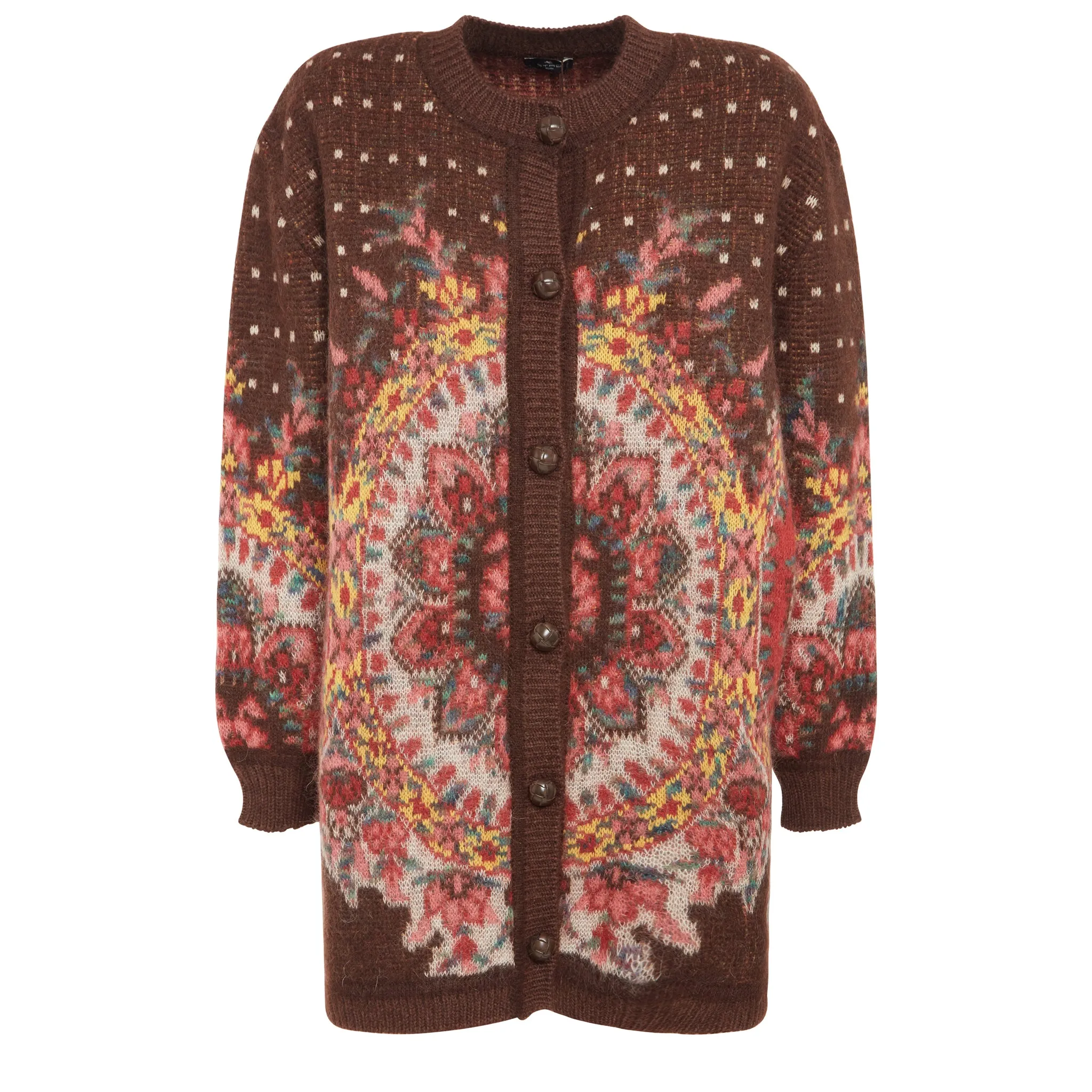 ETRO  Cardigan in lana multicolor
