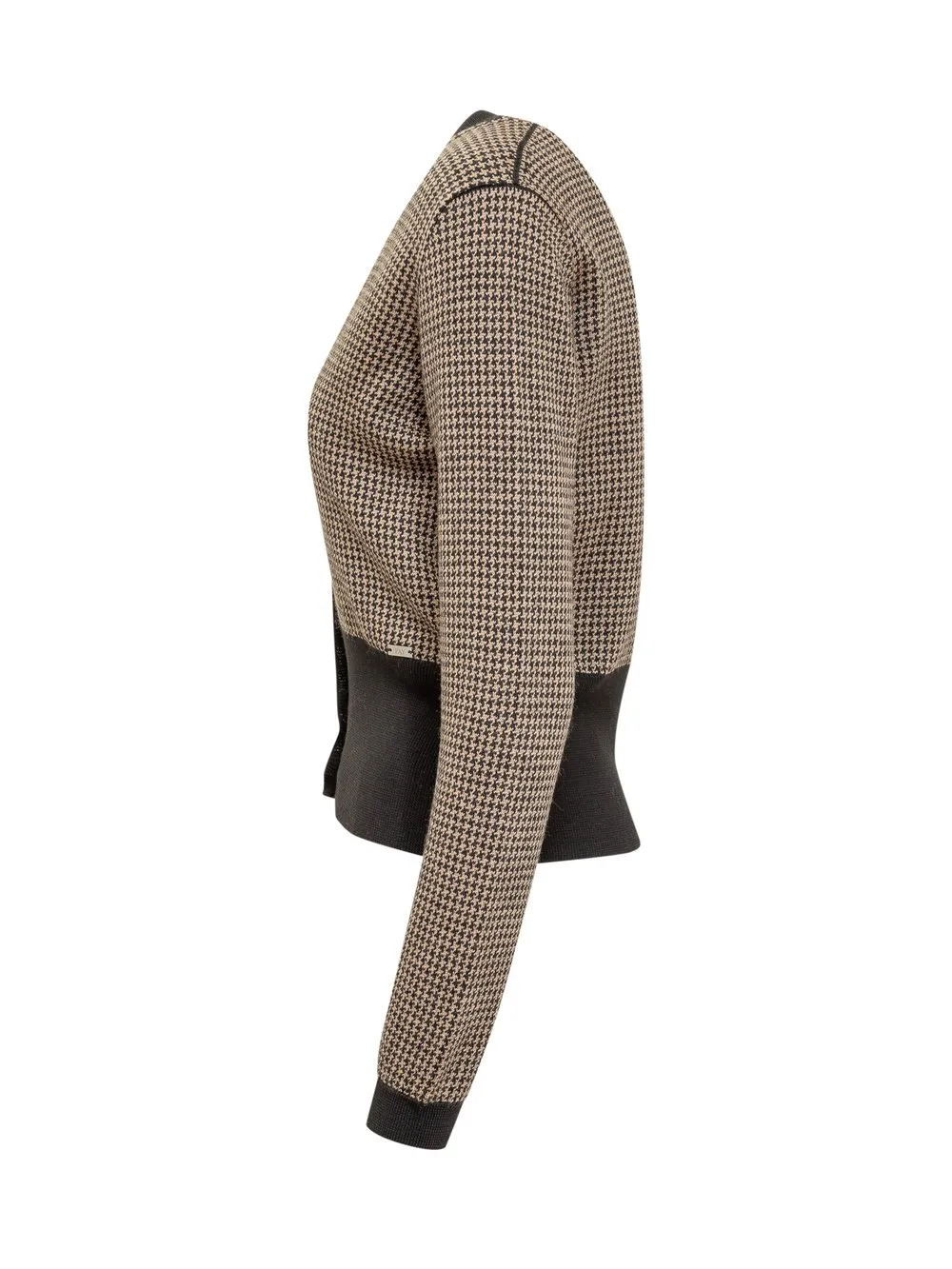 FAY Cardigan Pied de Poule  