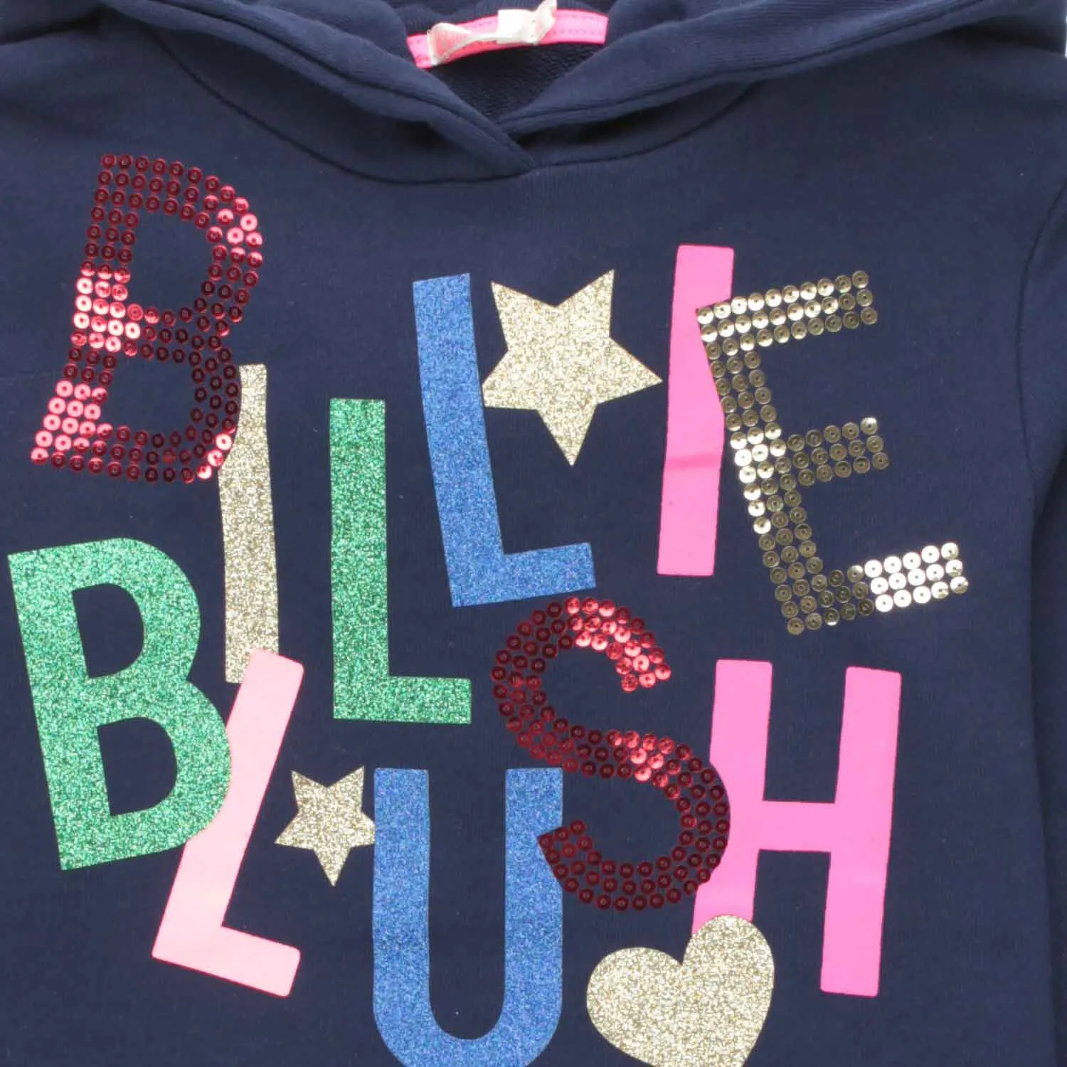 Felpa Blu Logo Bambina