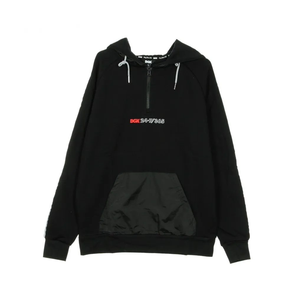 FELPA CAPPUCCIO HERITAGE BLACK