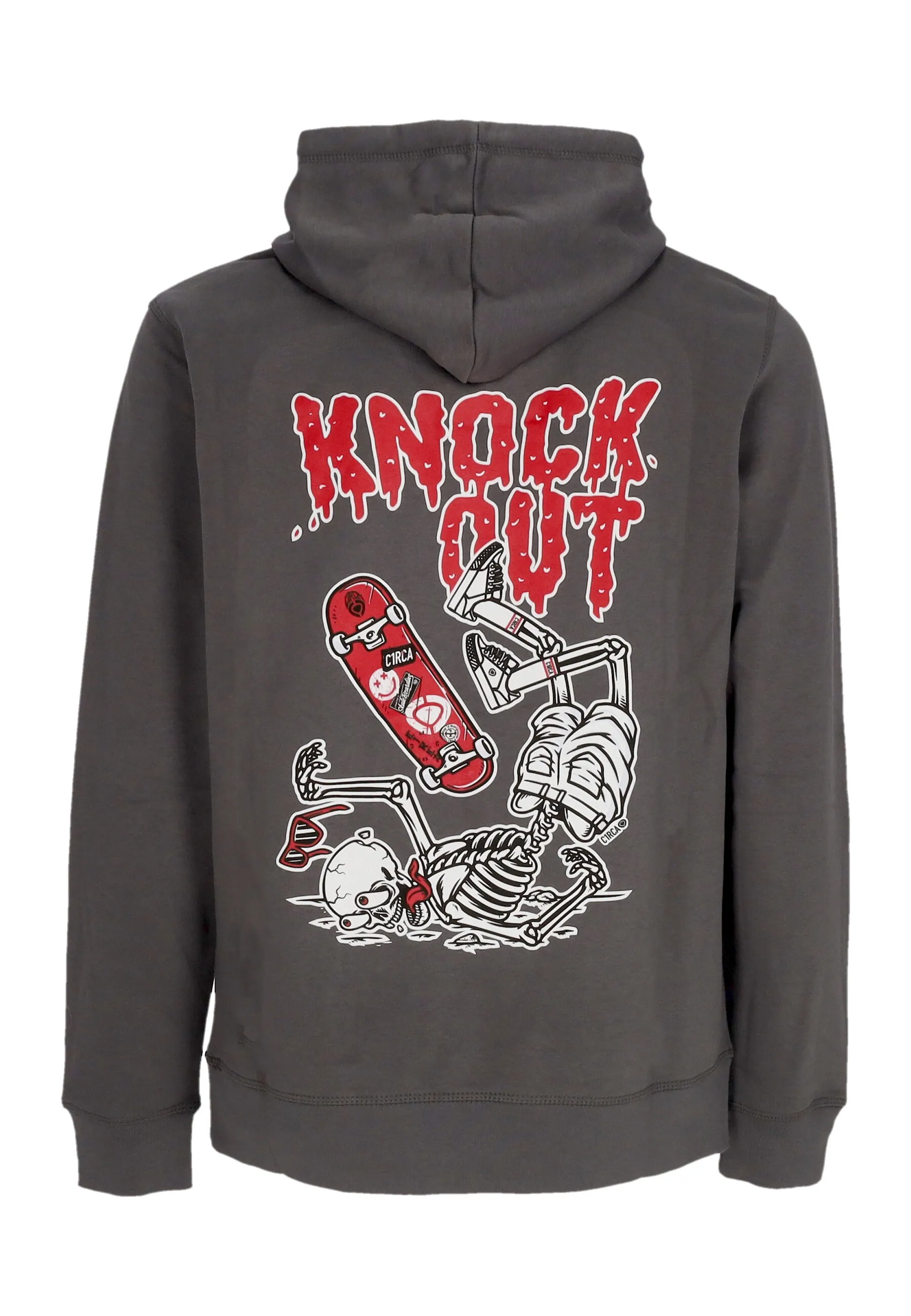 Felpa Cappuccio Uomo Knock Out Hoodie Anthracite