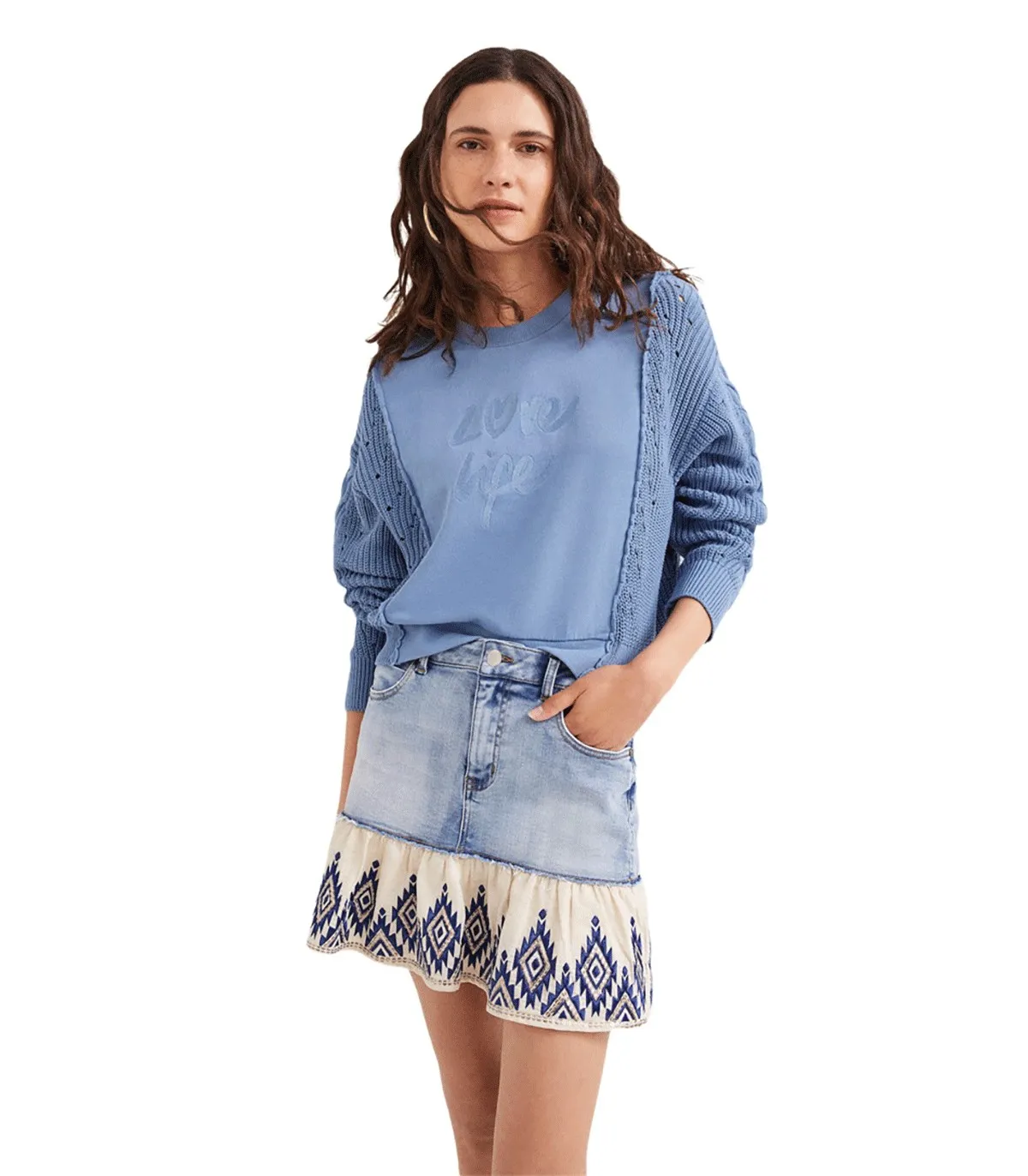 Felpa Donna Desigual tricot