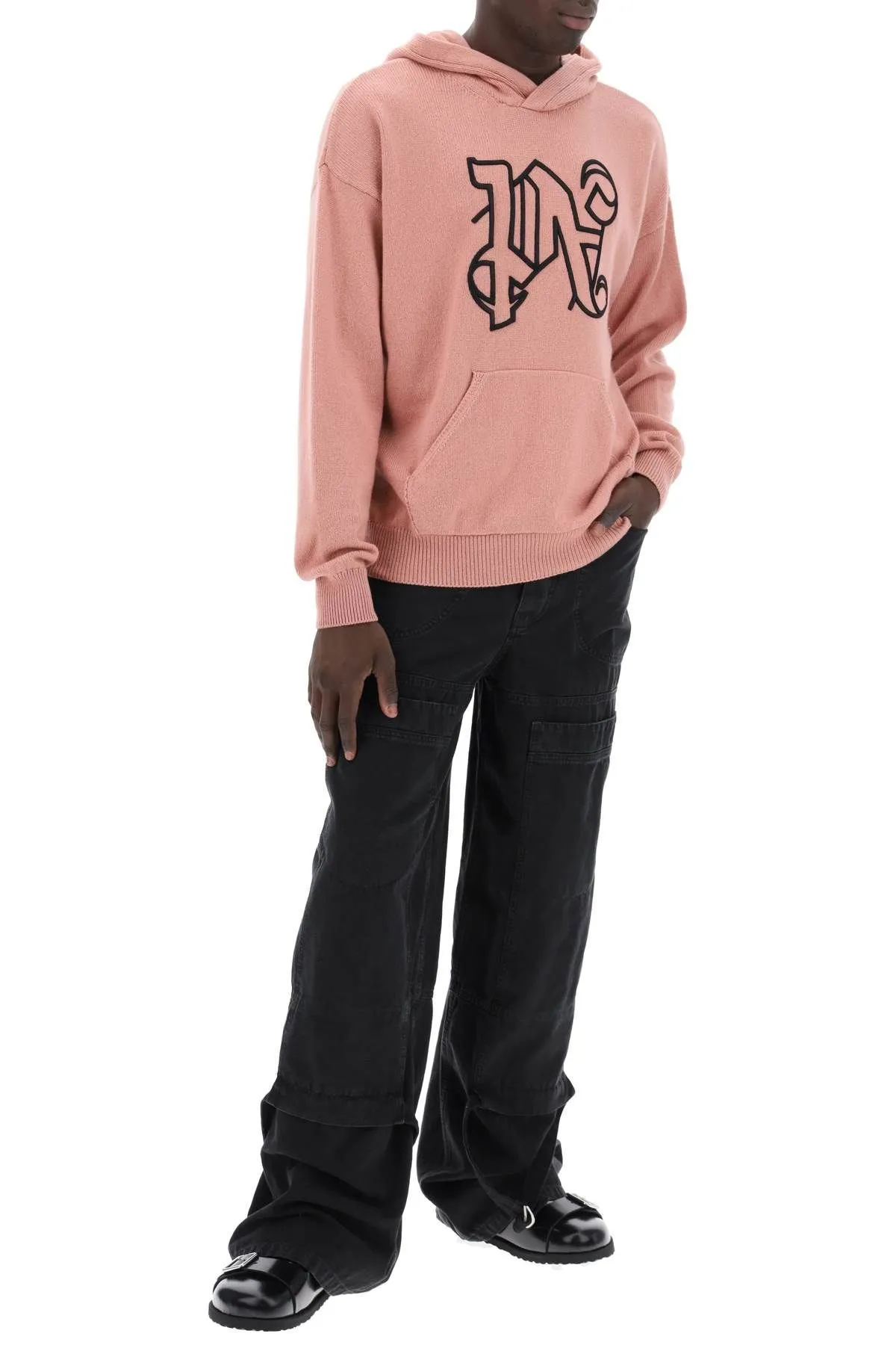 Felpa in maglia con monogram