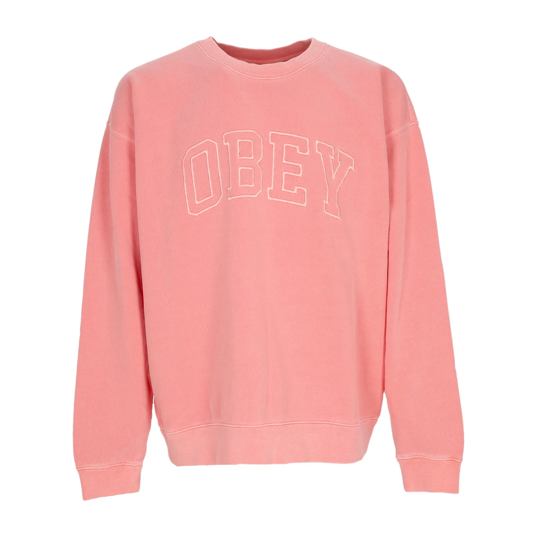 Felpa Leggera Girocollo Uomo Pigment Collegiate Extra Heavy Crew Fleece Pigment Shell Pink