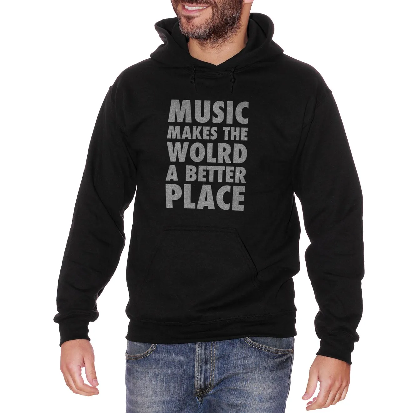 Felpa Music Makes The World A Better Place - MUSIC Choose ur color