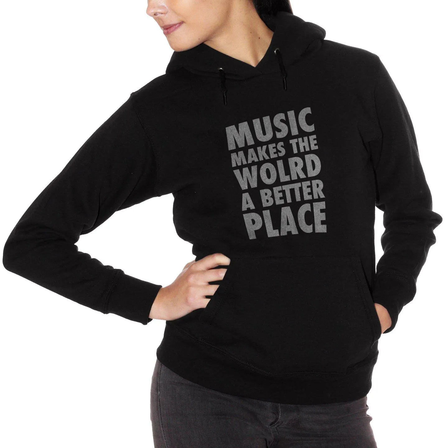 Felpa Music Makes The World A Better Place - MUSIC Choose ur color