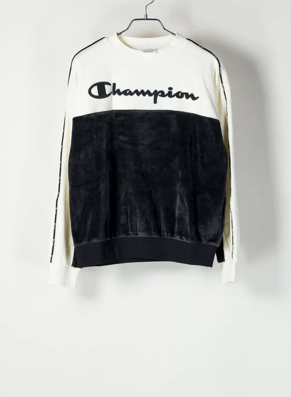 felpa velour giro logo