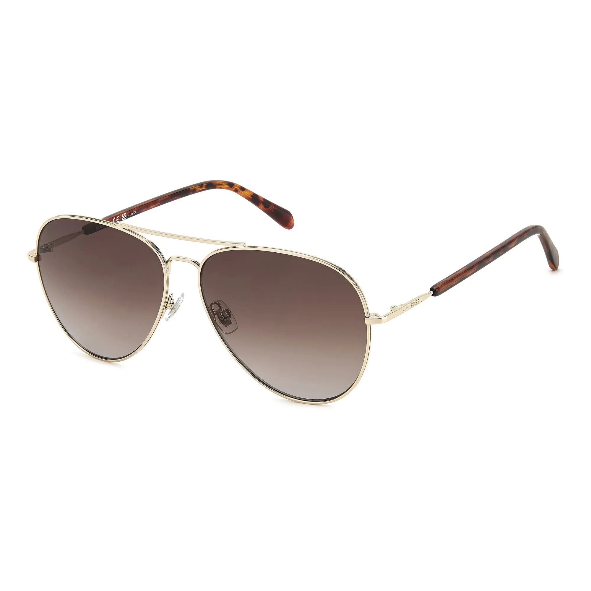   Fossil FOS 3104/G/S - DM2 HA Avana Marrone Oro Chiaro | Occhiale Da Sole Uomo 