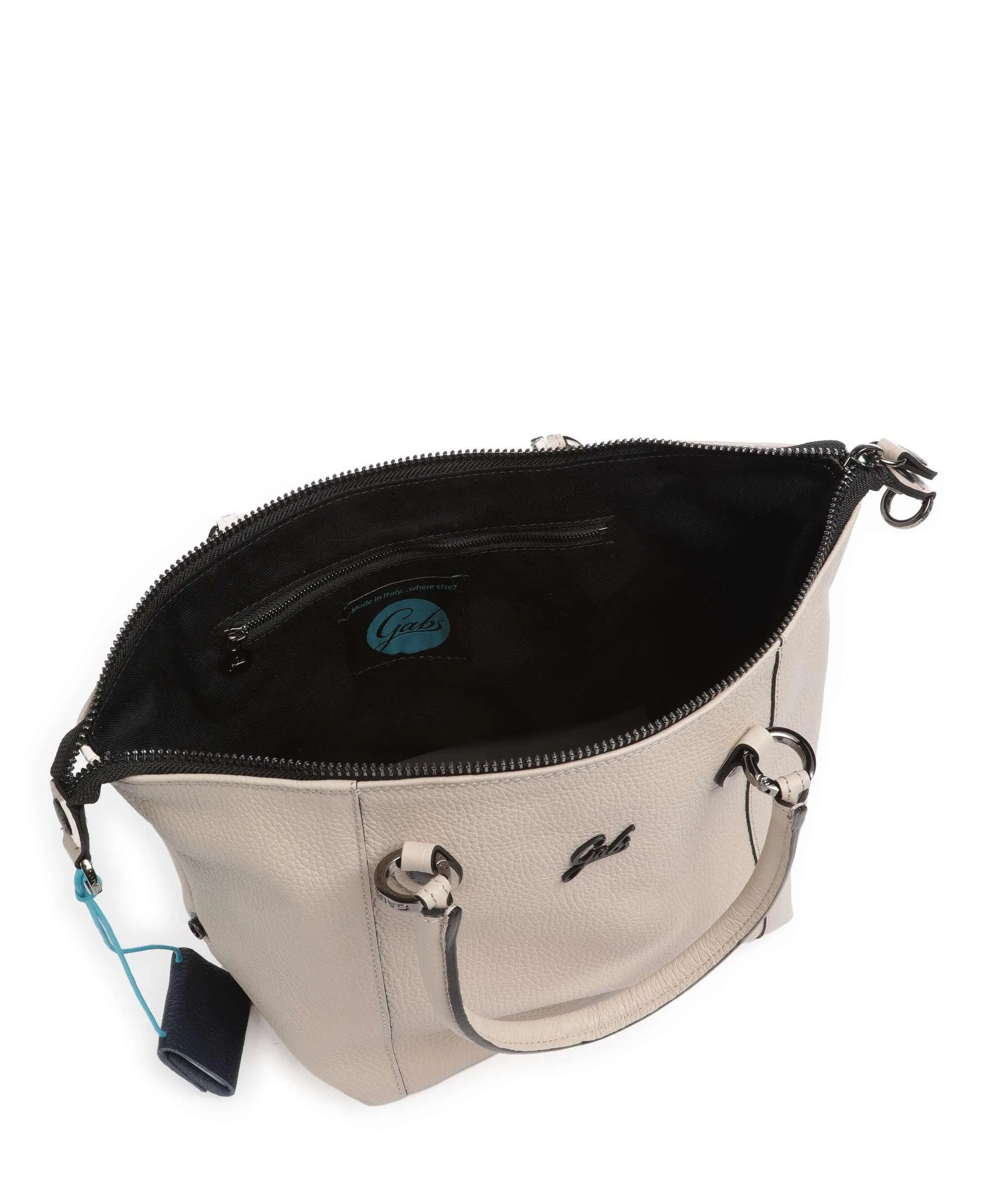  Gabs G3 Plus M Borsa a zainetto pelle di vitello grana beige  