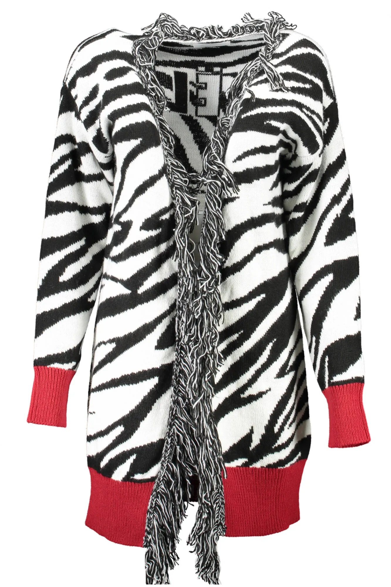 Gaelle Paris cardigan  bianco animalier   