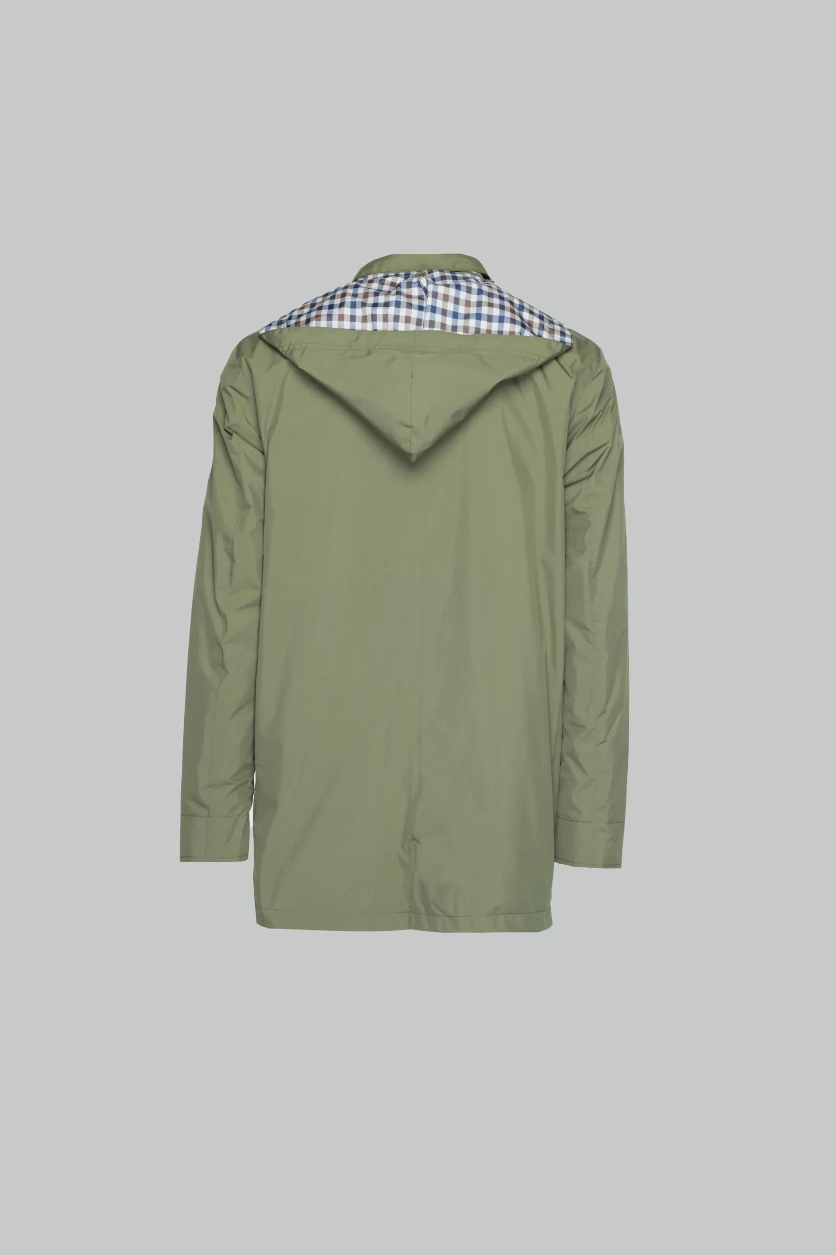Giacchetto Aquascutum ACTIVE PACKABLE TRENCH Verde Oliva