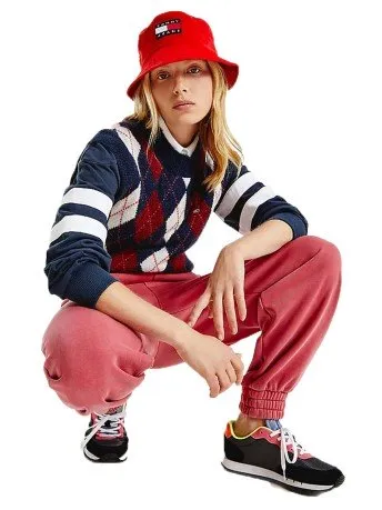 Gilet Donna Crop Smanicato a Rombi