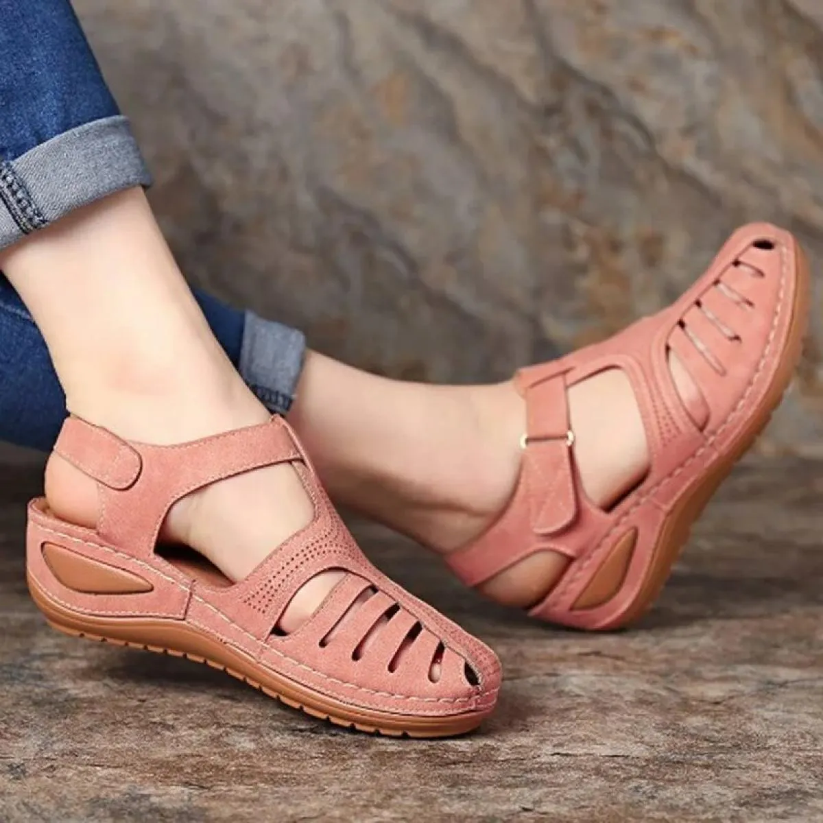 Gladiatore Scarpe con plateau Sandali con tacco Sandali da donna Donna Nuove scarpe estive Plus