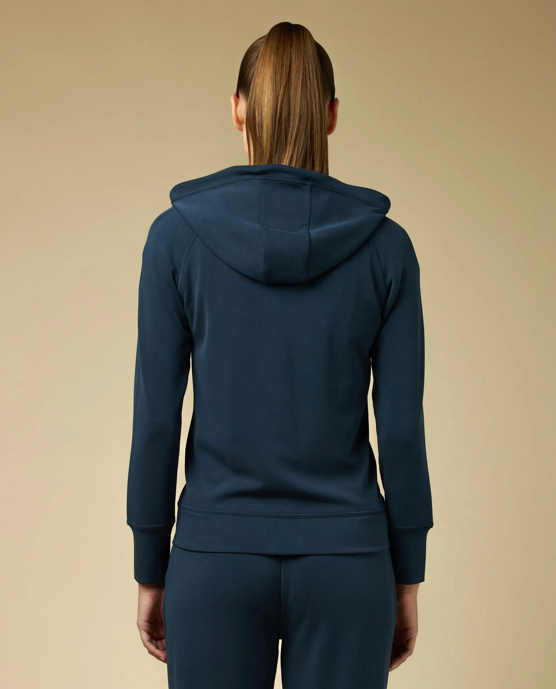 HOLISTIC  Felpa fitness con cappuccio donna