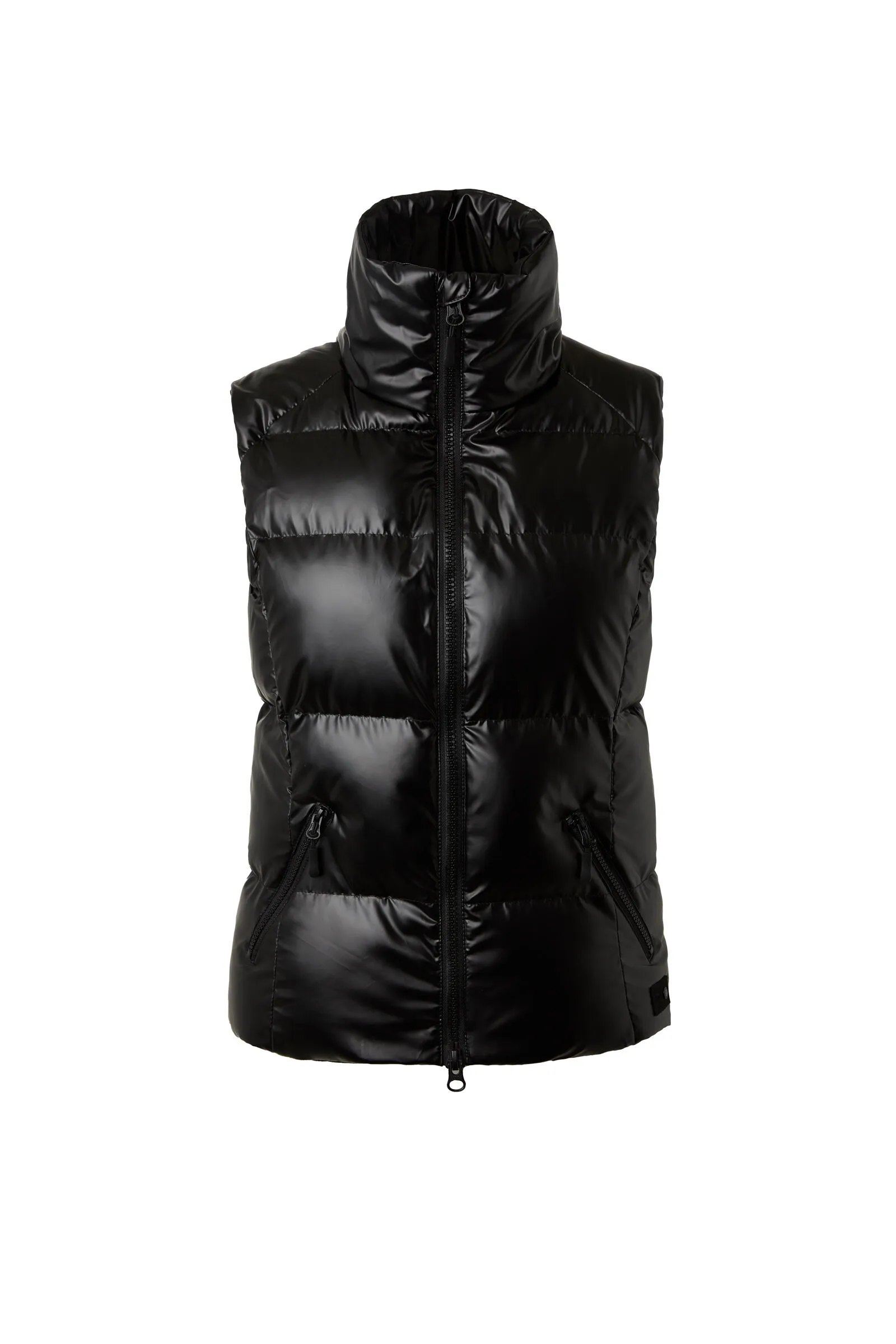 Horze Rianna Gilet imbottito lucido da equitazione per donna